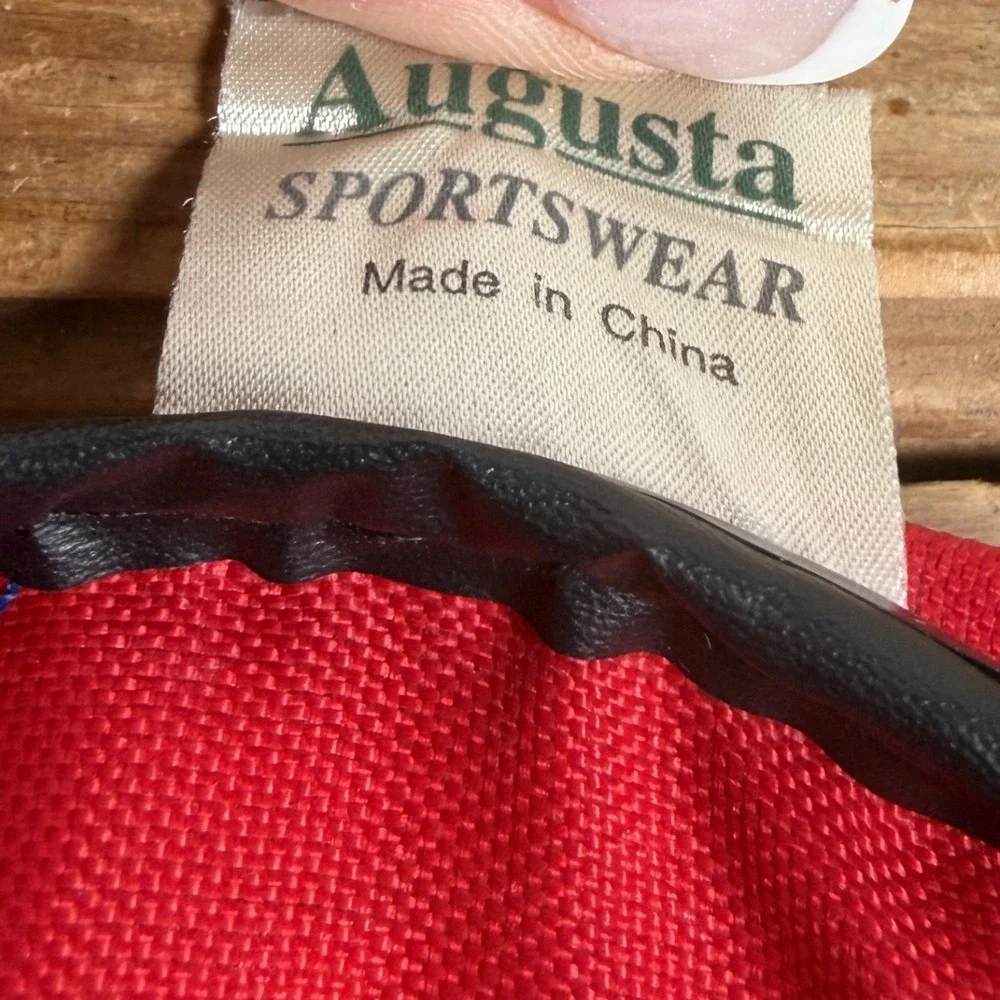 Vintage Augusta Sportswear AMSC American Miniature Schnauzer Club Duffle Bag Red